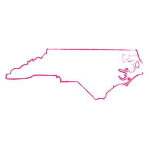Icon outline of North Carolina